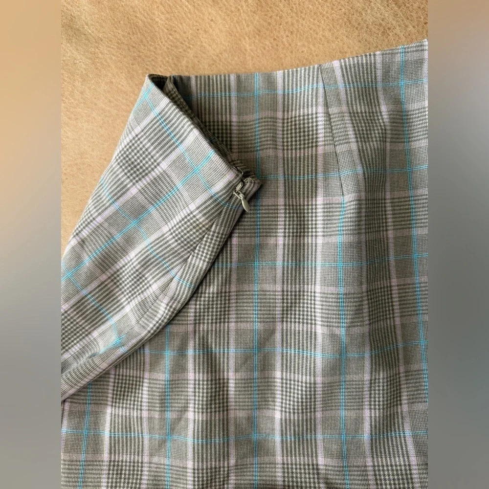 Aritzia Sunday Best Plaid Pencil Skirt Y2K Schoolgirl Academia Preppy Size 2